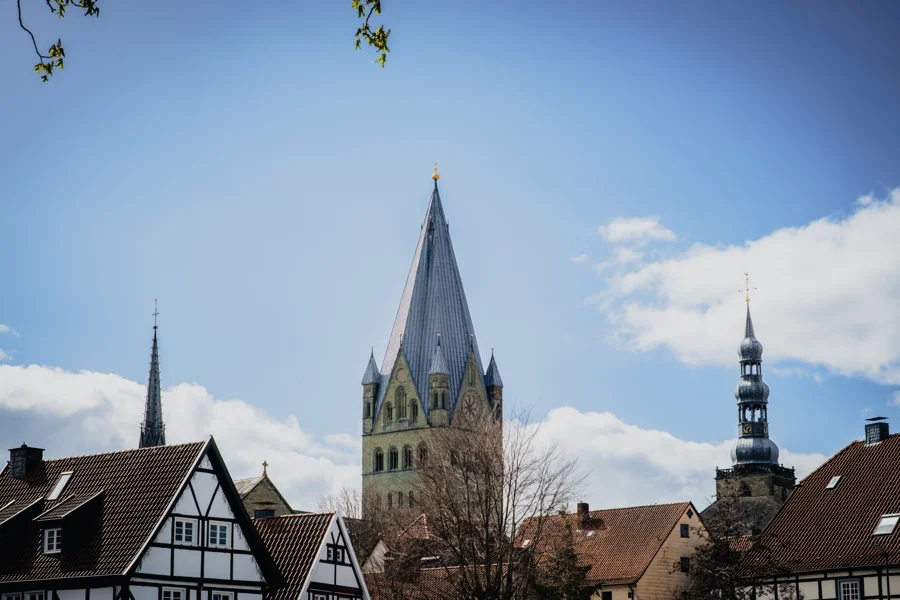 Soester Kirchtürme aus einer ungewöhnlichen Perspektive